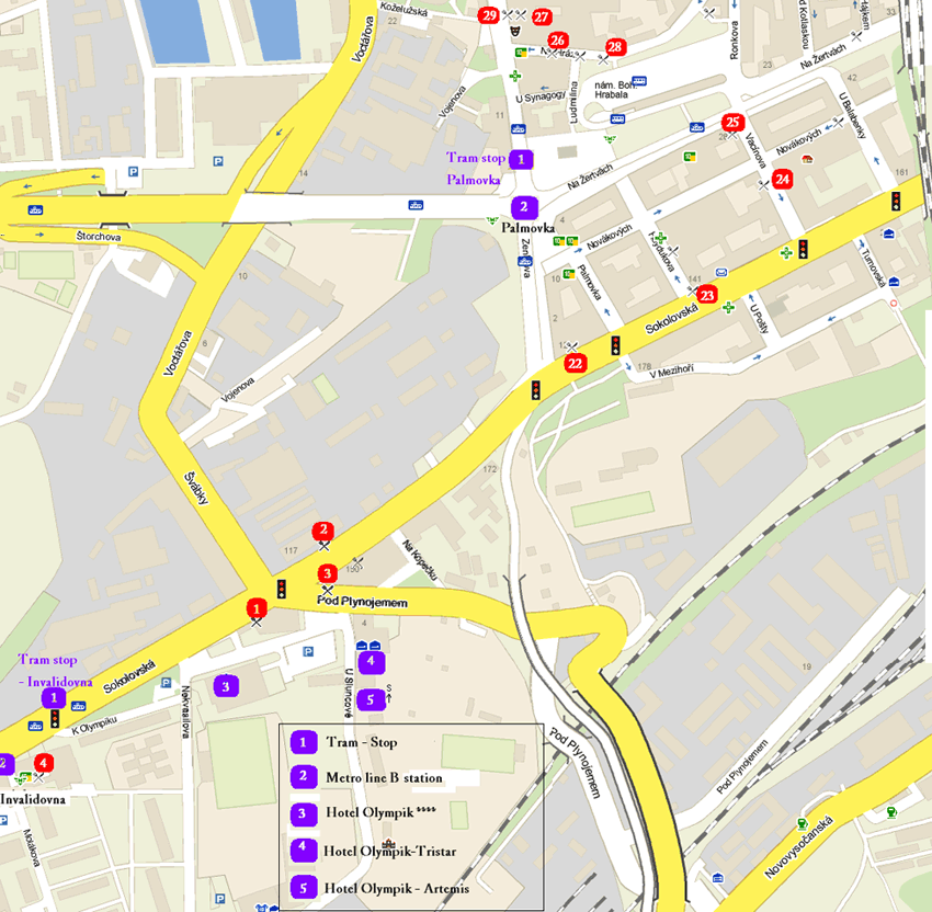 Restaurants's map