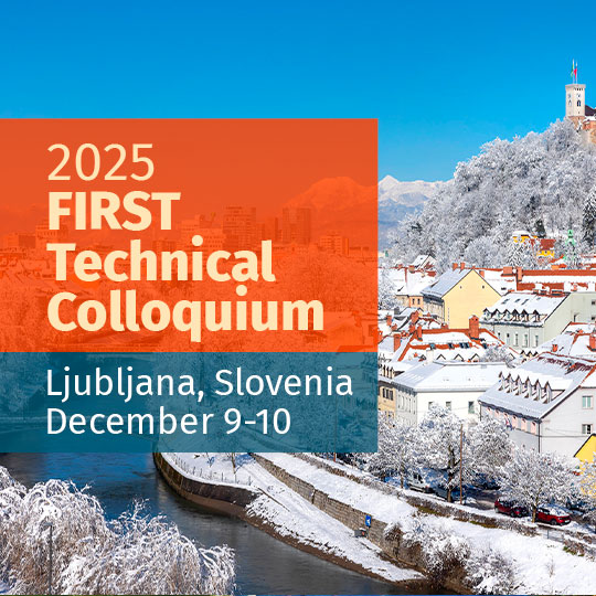 Ljubljana 2025 FIRST Technical Colloquium, Slovenia
