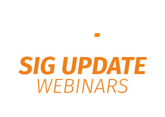 2021 FIRST SIG Update Webinars