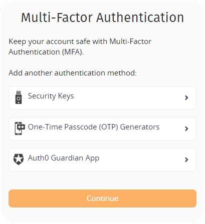 Multi-Factor Authentication