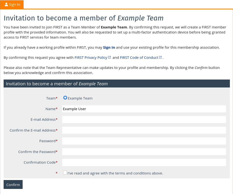 Join a Team - signed out