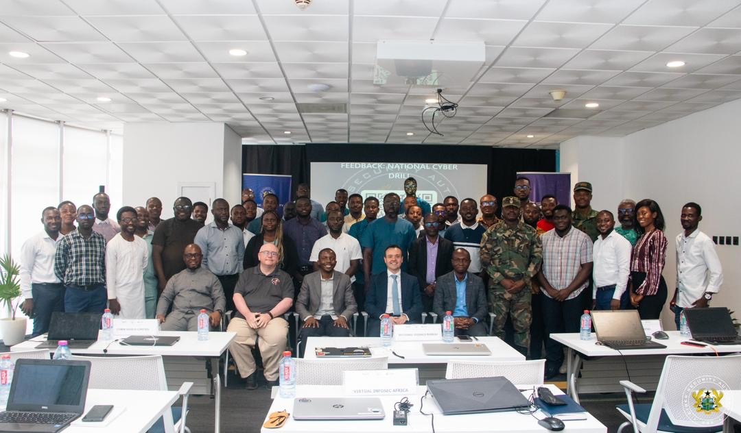 2025 National Cyber Drill held in Accra.